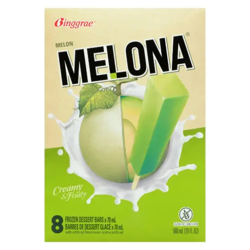 [IB0001T] MELONA MELON ICE BAR 8PK 