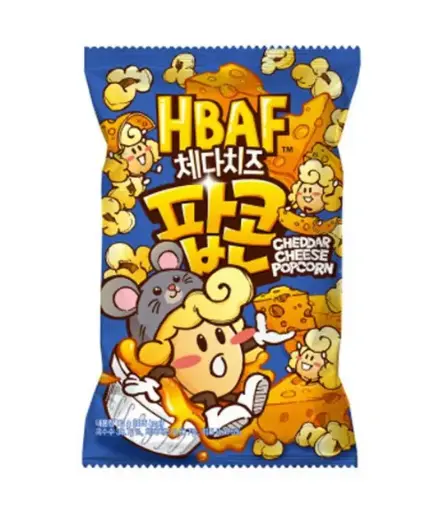 [SG3032] HBAF CHEDDAR CHEESE FLVR POPCORN 80G