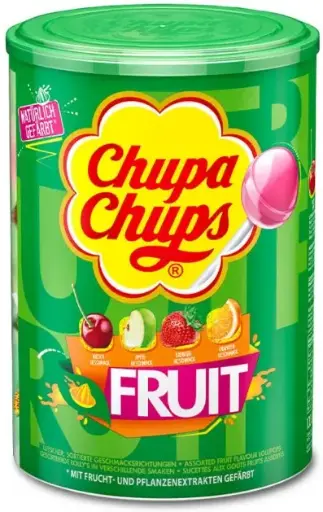[PCHP526] CHUPA CHUPS CONTAINER FRUIT 100CT (EU)