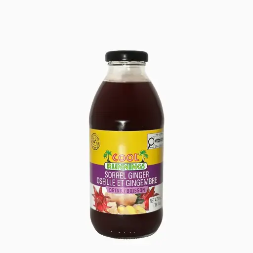 [6695] COOL RUNNINGS SORREL GINGER  GLS BTL 473ML/12CT 