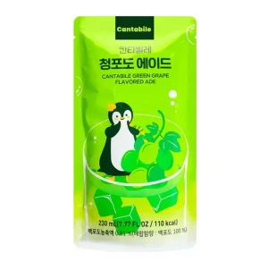 [LD2025] CANTABILE MUSCAT GREEN GRAPE POUCH DRINK 230ML/10CT   