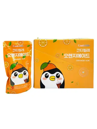 [LD2027] CANTABILE ORANGE POUCH DRINK 230ML/10CT