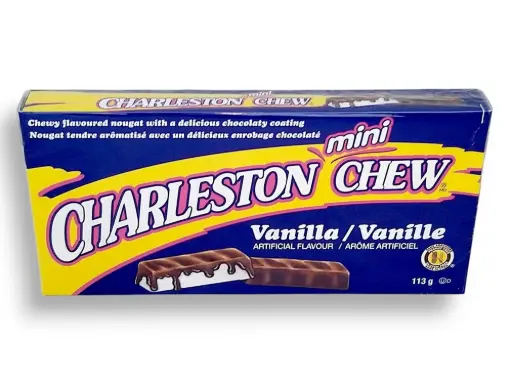 [T76502] CHARLESTON MINI CHEW VANILLA 113G
