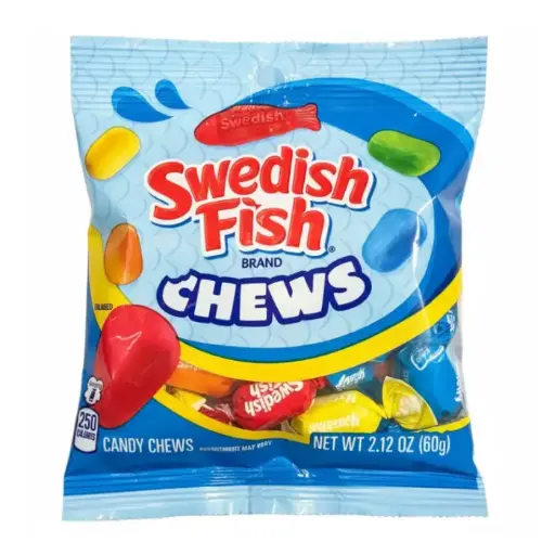 [5140] SWEDISH FISH CHEWS 60G (US) 