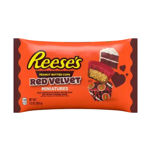 [1249] REESE'S PEANUT BUTTER RED VELVET MINIATURES 263G 