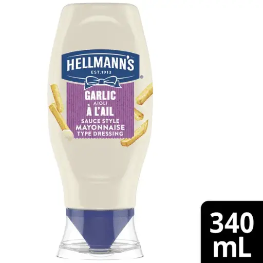 [41152] HELLMAN'S GARLIC MAYO. 340ml 