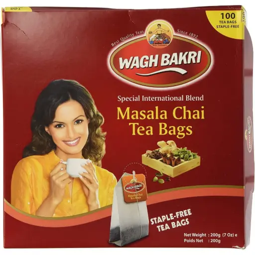 [GV-205] WAGH BAKRI MASALA CHAI TEA BAGS 200G