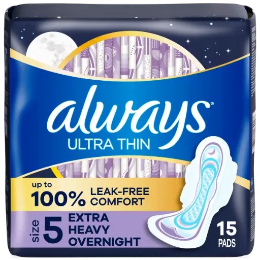 [3500] ALWAYS ULTRA THIN SIZE 5 WITH FLEXI PADS 15CT