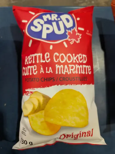 [SPUD 4] MR SPUD KETTLE CHIPS ORIGINAL 130G 
