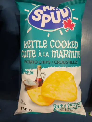 [SPUD 5] MR SPUD KETTLE CHIPS SALT & VINEGAR 130G  