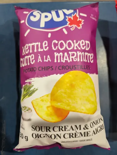 [SPUD 6] MR SPUD KETTLE CHIPS SOUR CREAM & ONION 130G 