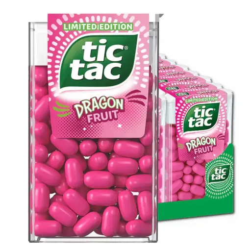 TIC TAC DRAGON FRUIT PITAYA 12CT 