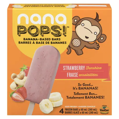 [50423] NANA POPS STRAWBERRY FUNSHINE 4CT/60ML