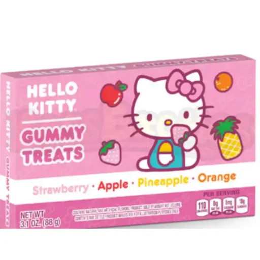 [5890] HELLO KITTY GUMMY TREATS 88G