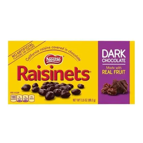[2884] RAISINETS  DARK CHOCLATE THEATER BOX 3.1OZ (US)