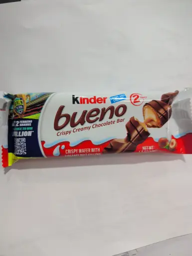 [1081A] KINDER BUENO CRISPY CREAMY CHOCOLATE BAR 43G/20CT (US)