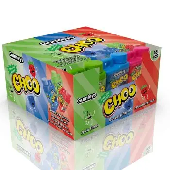 [PMF404] GUMLEYS CHOO POWDER GUM ASSORTED 40G/18CT