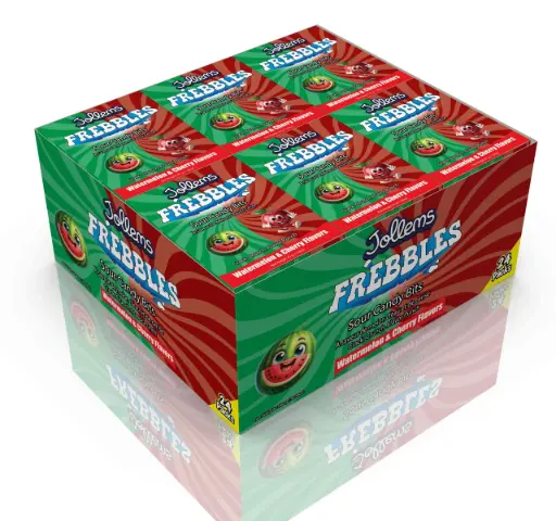 [PMF408] JOLLEM FREBBLES CHERRY+WATERMELON 45G/24CT