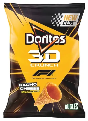 DORITOS 3D CRUNCH NACHO CHEESE BUGLES 70G