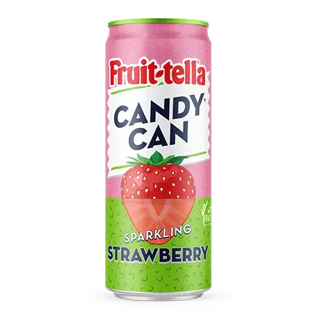 CANDY CAN FRUIT-TELLA STRAWBERRY 12CT