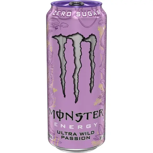 [414204] MONSTER ULTRA WILD PASSION ZERO SUGAR ENERGY 473ML/ 12CT