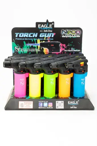 EAGLE TORCH LIGHTER TRANSPARENT /15PK  