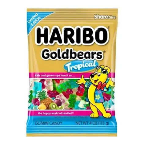 [3355B] HARIBO GOLDBEARS  TROPICAL113g 