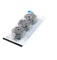 [T31492] PURE CLEAN STAINLESS STEEL SCRUBBER 3/PK 