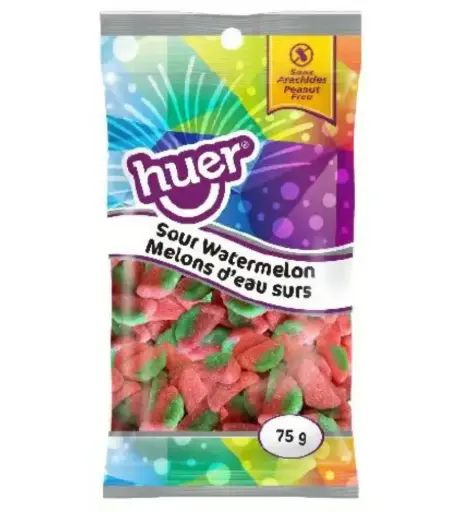[HB597569] HUER SOUR WATERMELON GUMMIES 75G 