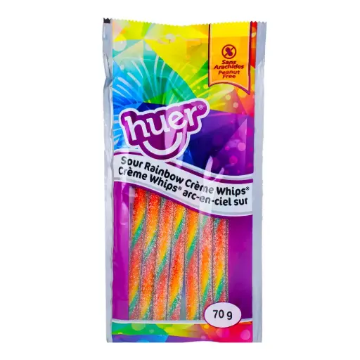 [HB597781] HUER RAINBOW CREME WHIPS GUMMIES 70G 