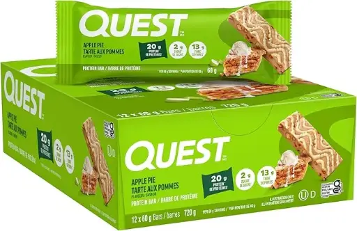 QUEST APPLE PIE PROTAIN BAR 60GX12CT 