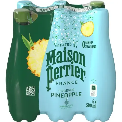 PERRIER WATER PINEAPPLE  500ML / 6CT 