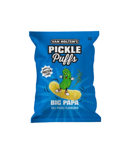 [0827] VAN HOLTEN'S BIG PAPA PICKLE PUFFED SNACK 90G ( US)  