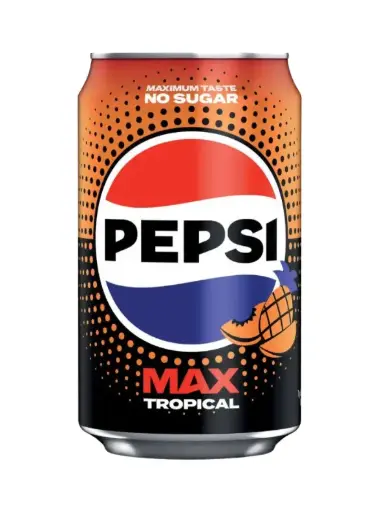 [3776] PEPSI MAX TROPICAL 330ML/24CT (UK) 