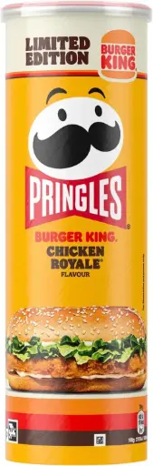 [94629] PRINGLES BURGER KING CHICKEN ROYAL 165G (UK) 