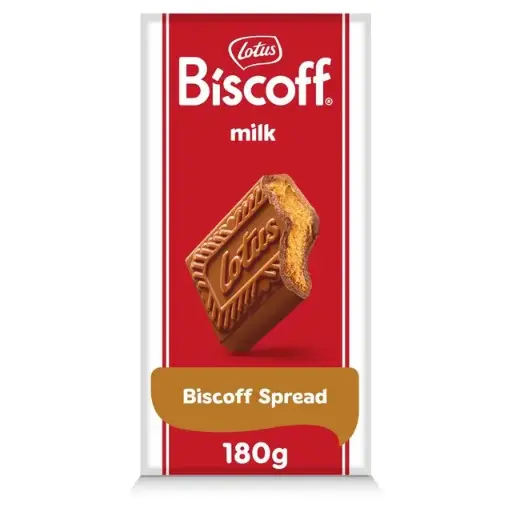 [3703] BISCOFF MILK CHOCOLATE WITH BISCOFF SPREAD 180G (UK)