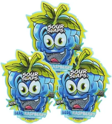 SOUR SLAPS BLUE RASPBERRY 96G