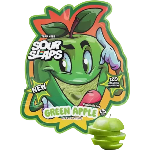 SOUR SLAPS GREEN APPLE 96G 