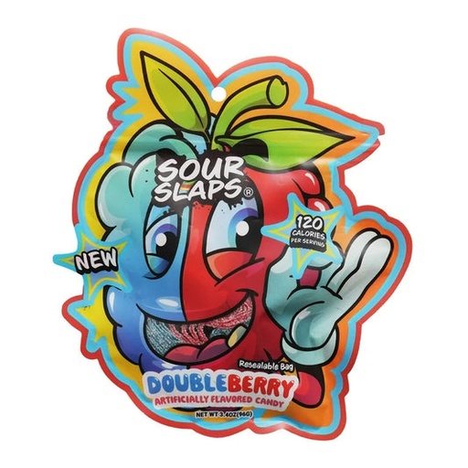 SOUR SLAPS DOUBLEBERRY 96G