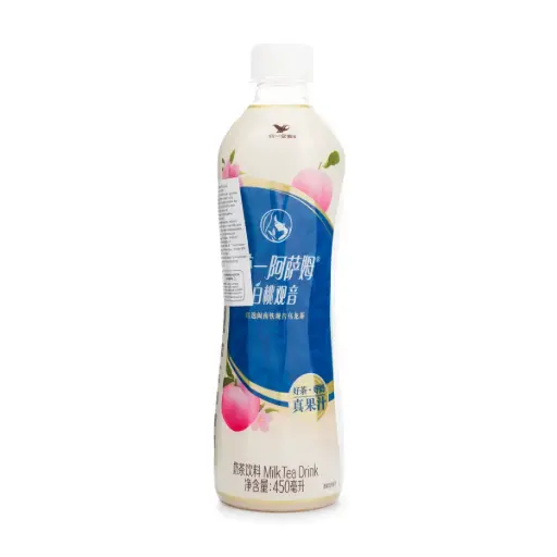 [TY24] ASSAM MILK TEA DRINK PEACH AND BLACK TEA 450ML