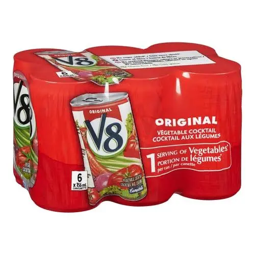 [24750] V8 VEGETABLE COCKTAIL ORIGINAL 156ML/6CT
