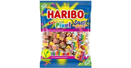 [6829] HARIBO RAINBOW PIXEL SAUER 160G (EUROPE)   