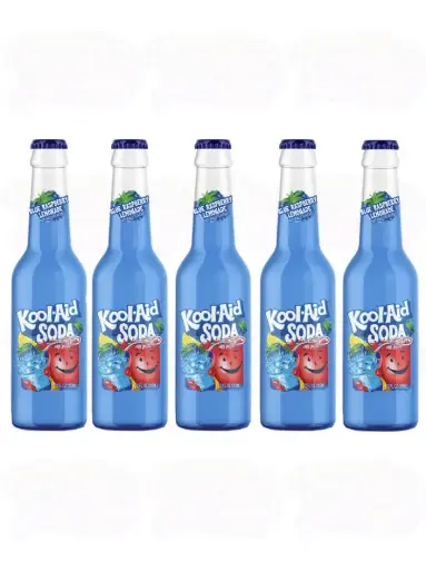 KOOL-AID BLUE RASPBERRY GLASS BTL 355ML/12CT