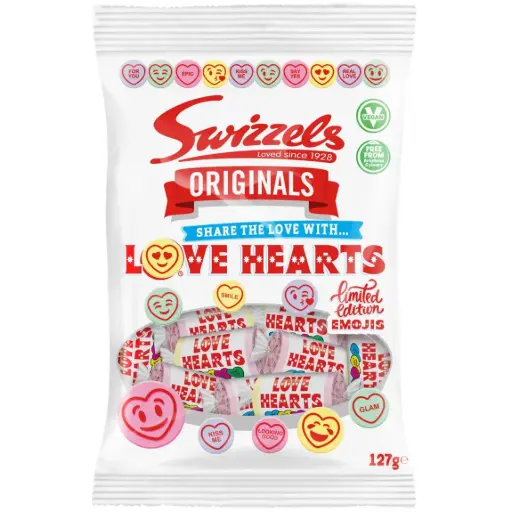 [2232] SWIZZLES ORIGINALS LOVE HEARTS 127G (UK) 