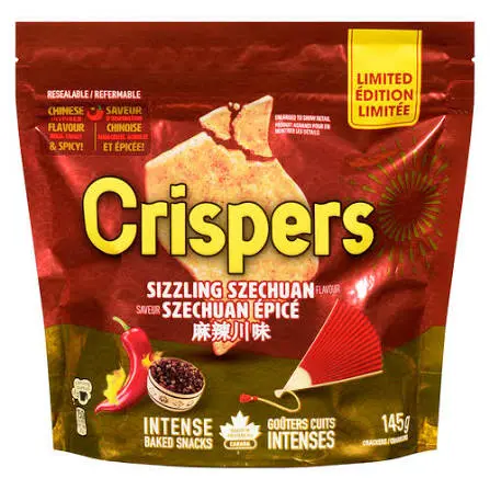 [SNK00830/13760] CHRISTIE CRISPERS SIZZLING SZECHUAN 145G