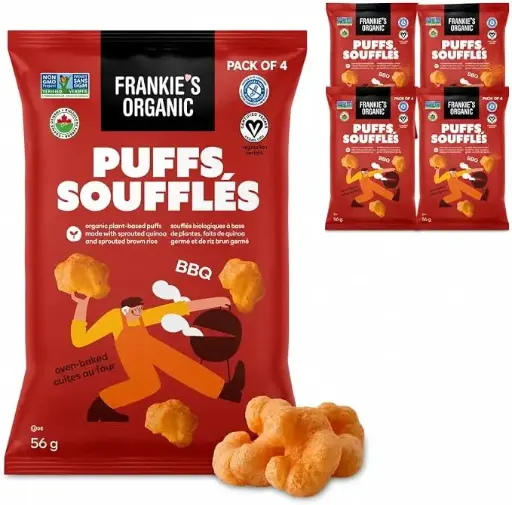 [G-7859] FRANKIE'S ORGANIC PUFFS BBQ 56G
