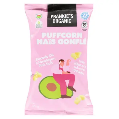 [G-7855] FRANKIE'S ORGANIC PUFFS AVOCADO OIL/PINK SALT 56G 