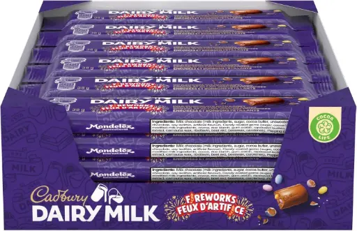 CADBURY DAIRY MILK BARS FIREWORKS 38G