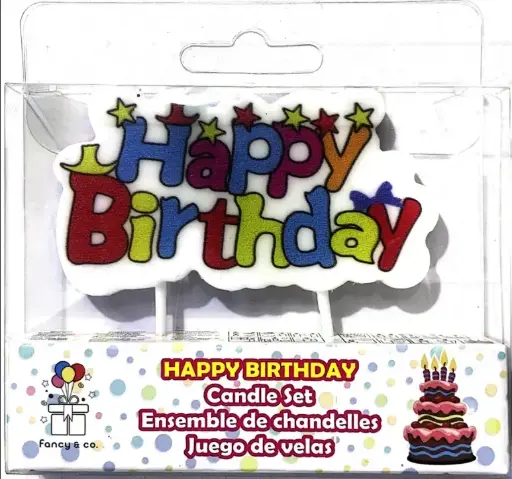 [FP24190] HAPPY BIRTHDAY CANDLE SET