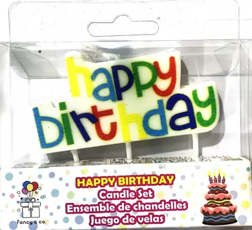 [FP24191] HAPPY BIRTHDAY CANDLE SET